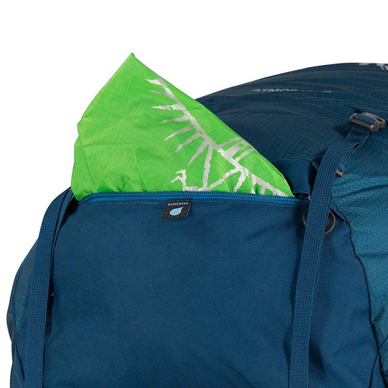 Reinforced front pocket to house a windbreaker